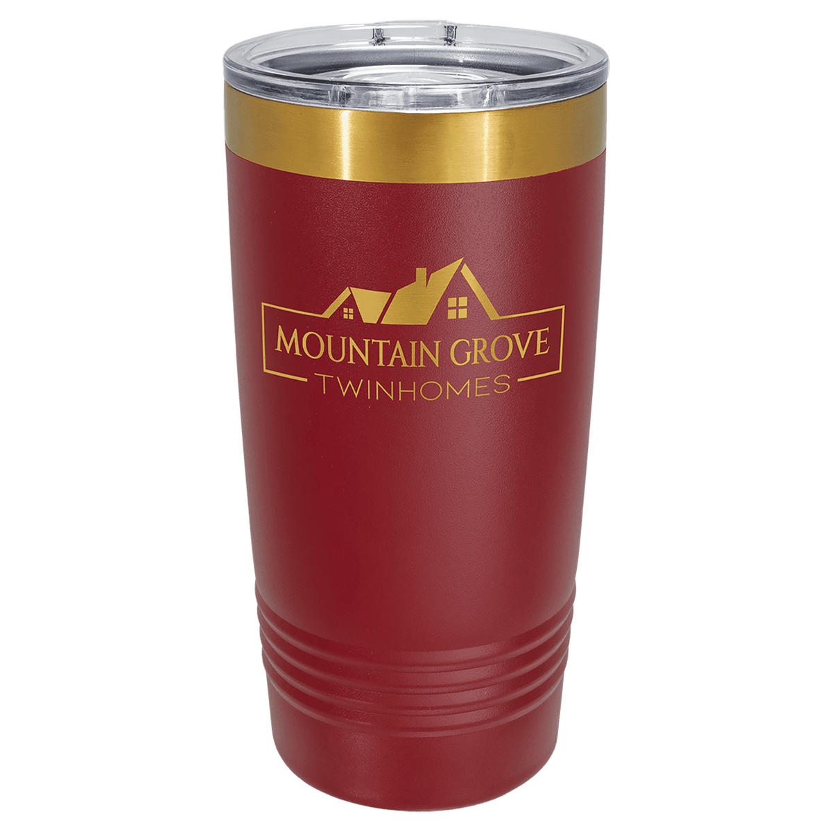 Personalized Bright Gold 20 oz. Insulated Tumbler with Slider Lid