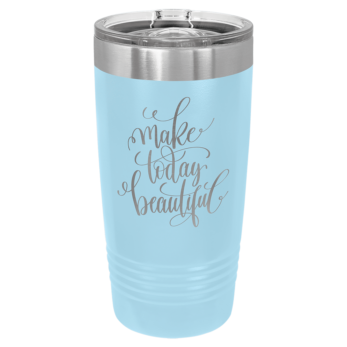 Personalized Stainless Steel 20 oz Insulated Tumbler with Slider Lid