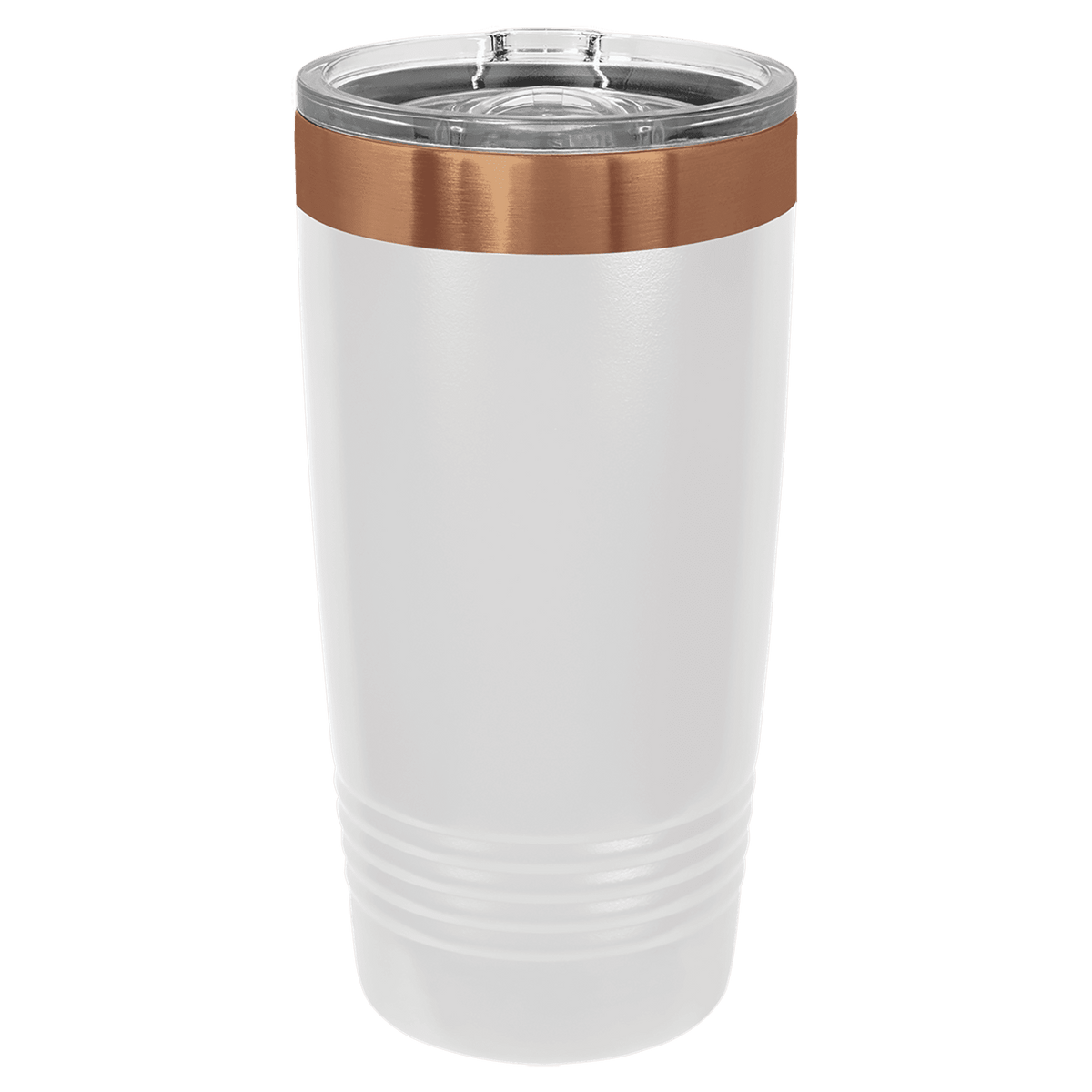 Custom Personalized Rose Gold 20 oz Tumbler with Slider Lid