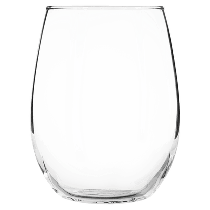 Custom Engraved 15 oz. Stemless Wine Glass | Personalized Glassware