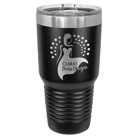 Personalized Stainless Steel 30 oz. Insulated Tumbler with Slider Lid