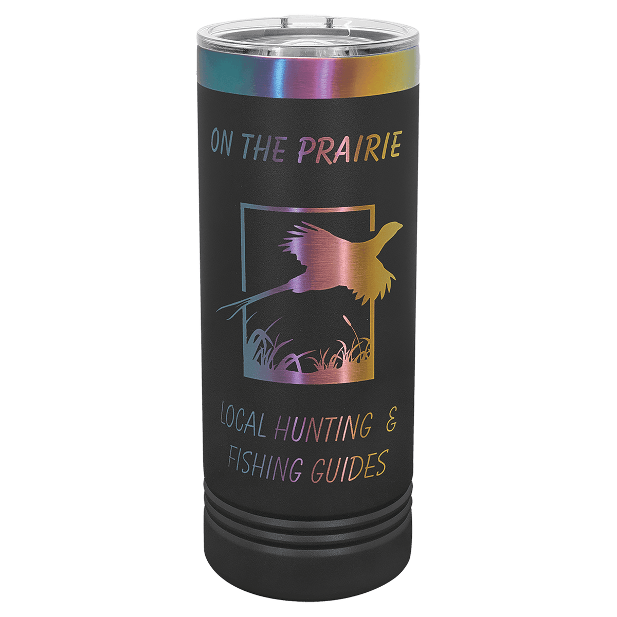 Personalized 22 oz Prism Lip Skinny Tumbler – Custom Laser-Engraved Travel Mug