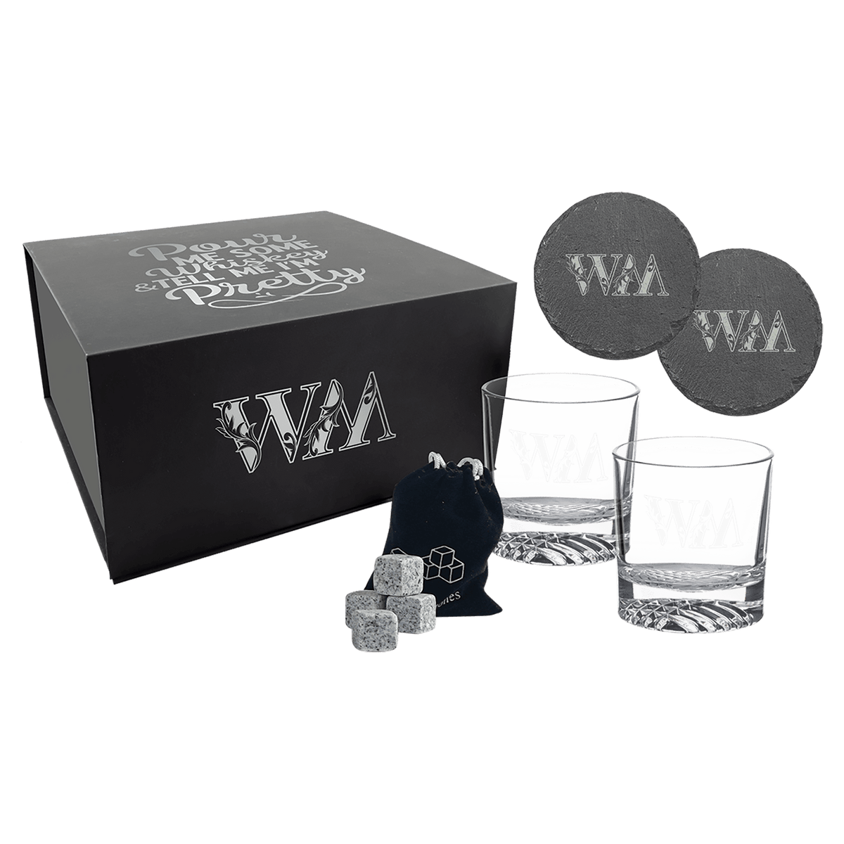 Custom Engraved Whiskey Gift Set | Personalized Barware