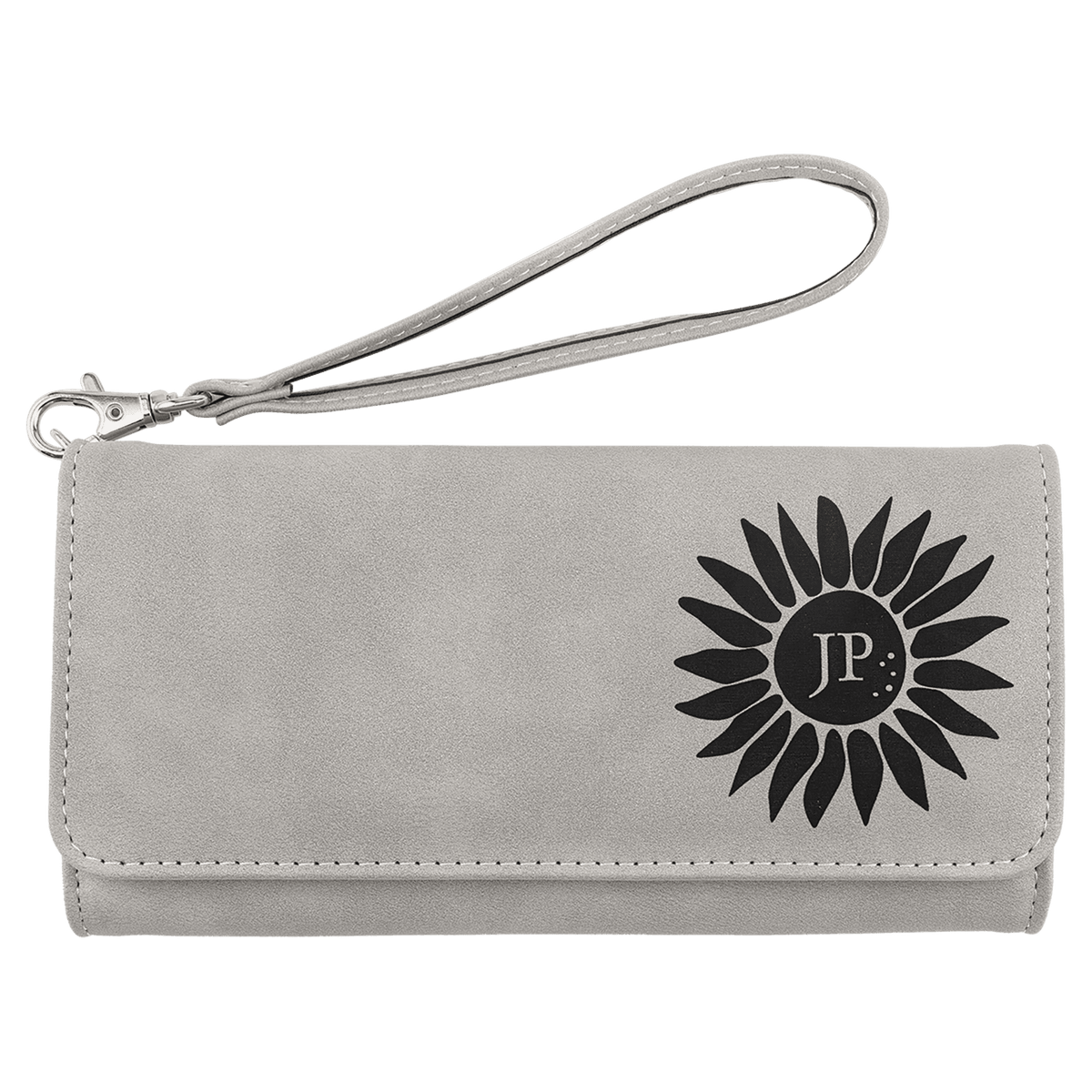 Personalized Leatherette Wristlet Wallet | Custom Engraved Creekside Collection