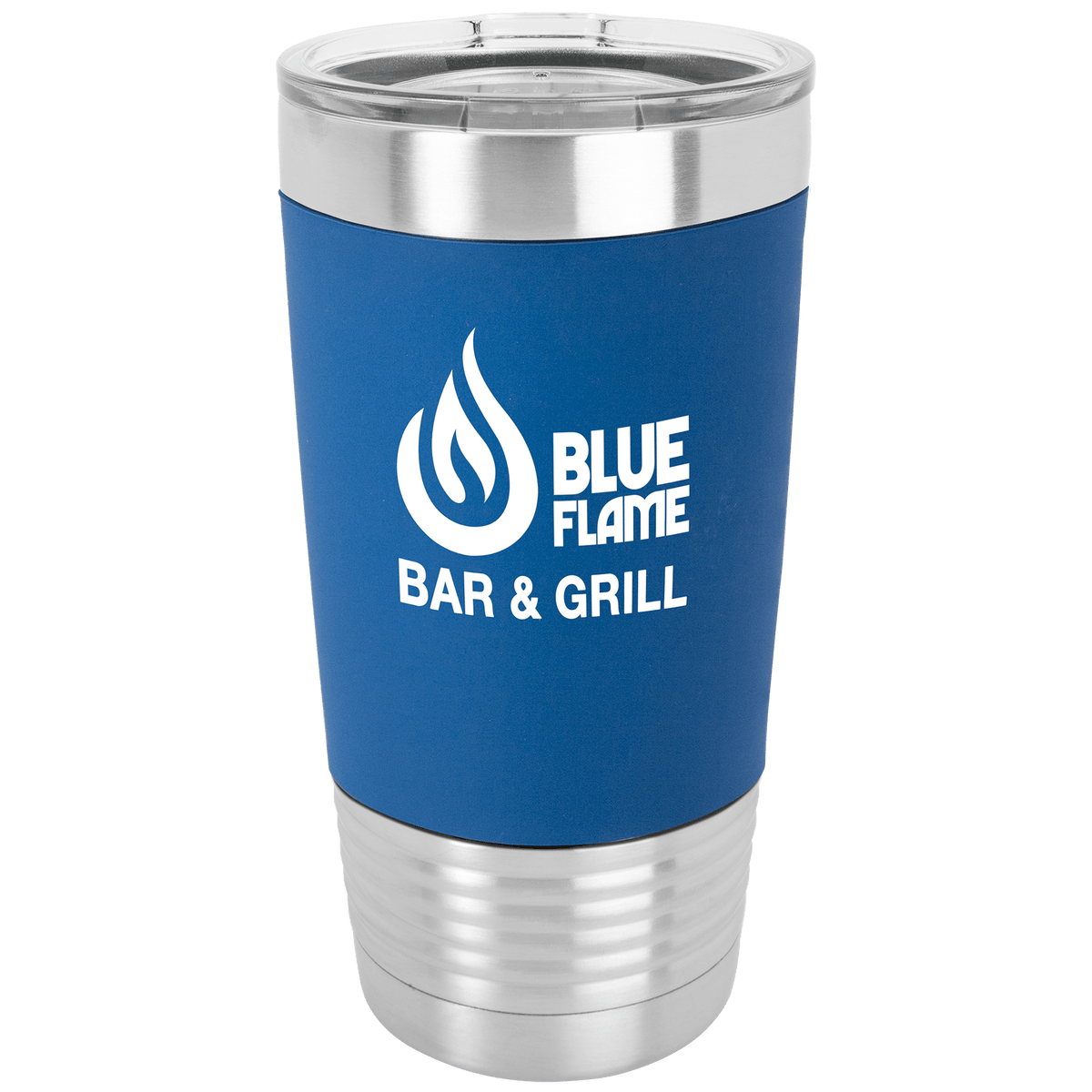 Custom Personalized Silicone Grip 20 oz Insulated Tumbler