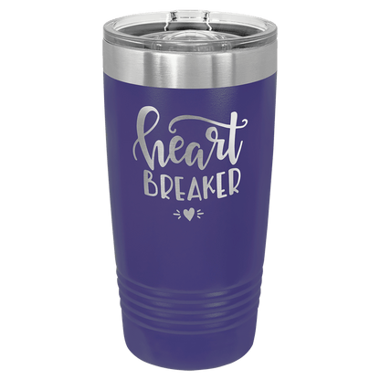 Personalized Stainless Steel 20 oz Insulated Tumbler with Slider Lid