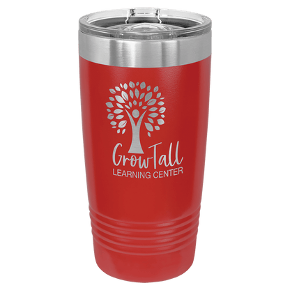 Personalized Stainless Steel 20 oz Insulated Tumbler with Slider Lid