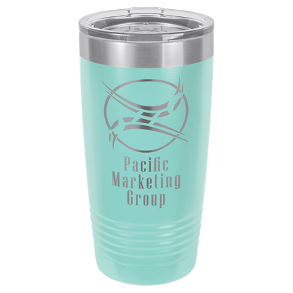 Personalized Stainless Steel 20 oz Insulated Tumbler with Slider Lid