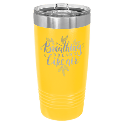Personalized Stainless Steel 20 oz Insulated Tumbler with Slider Lid